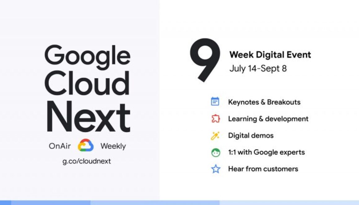 Your Google Cloud Next ‘20: OnAir cheat sheet