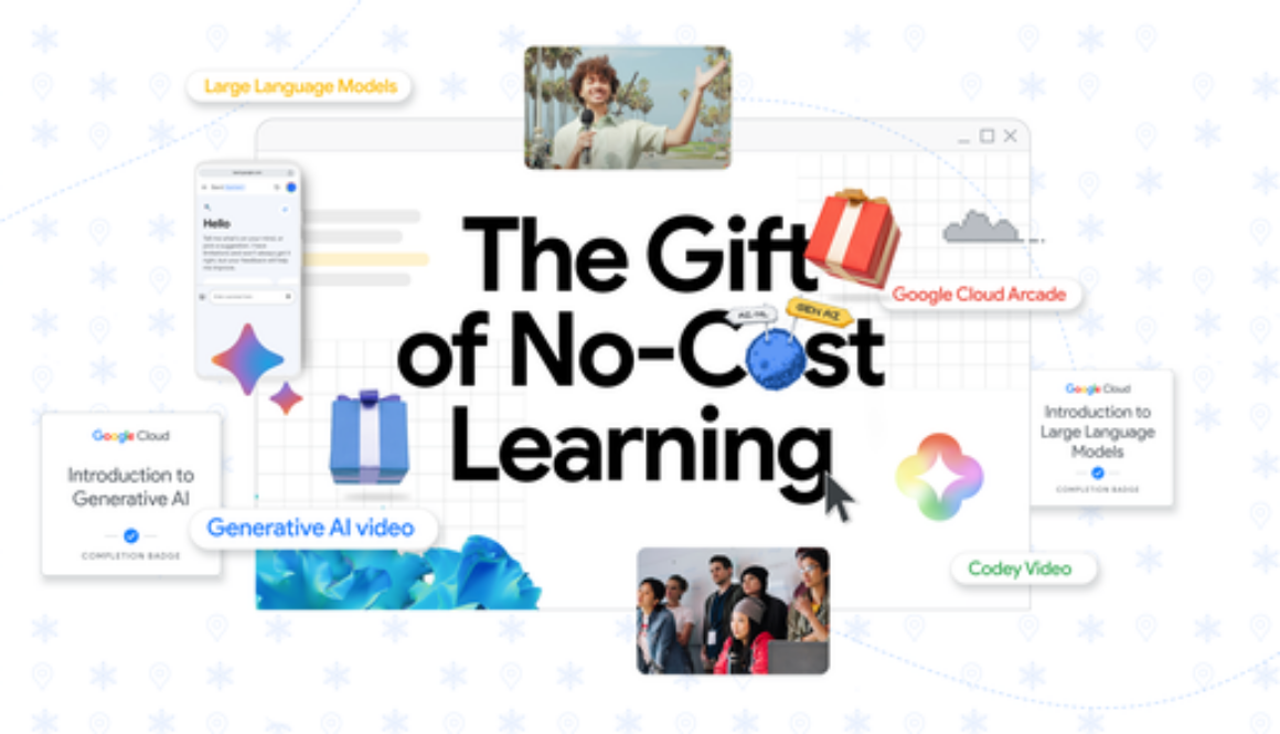 12 days of no-cost training to learn generative AI this December