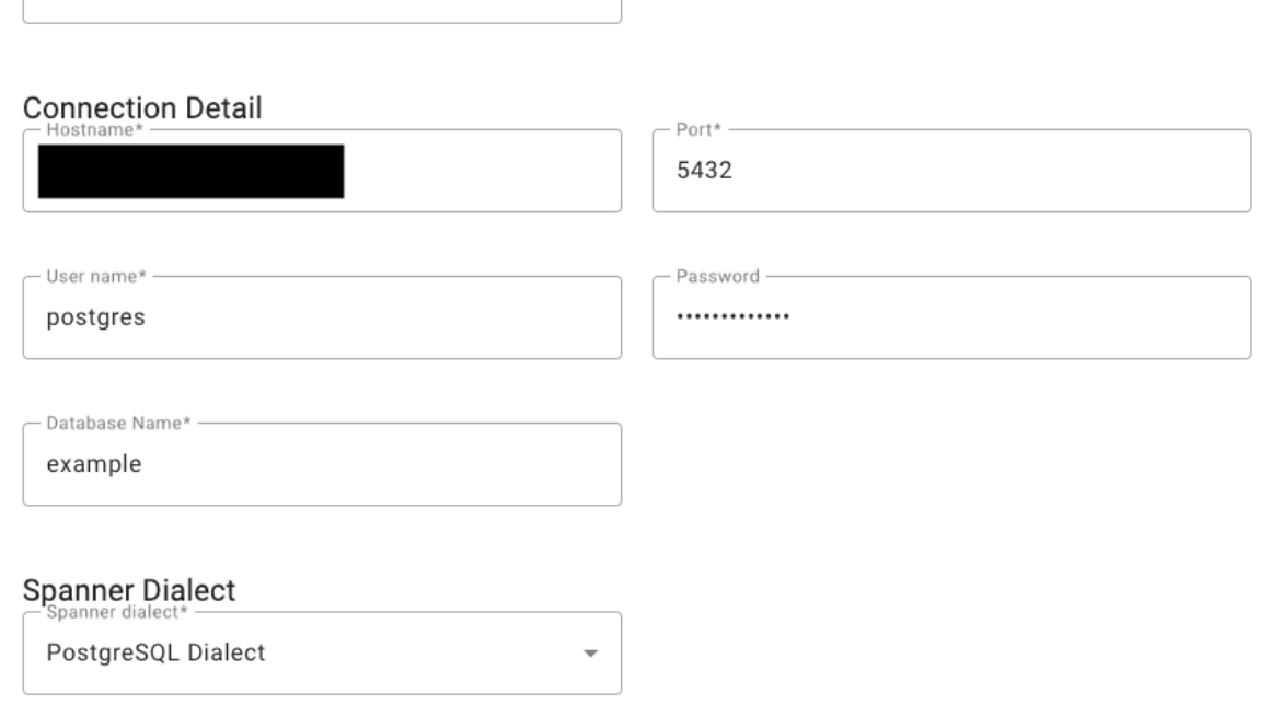 Minimal downtime migration from PostgreSQL database to Spanner PostgreSQL dialect database