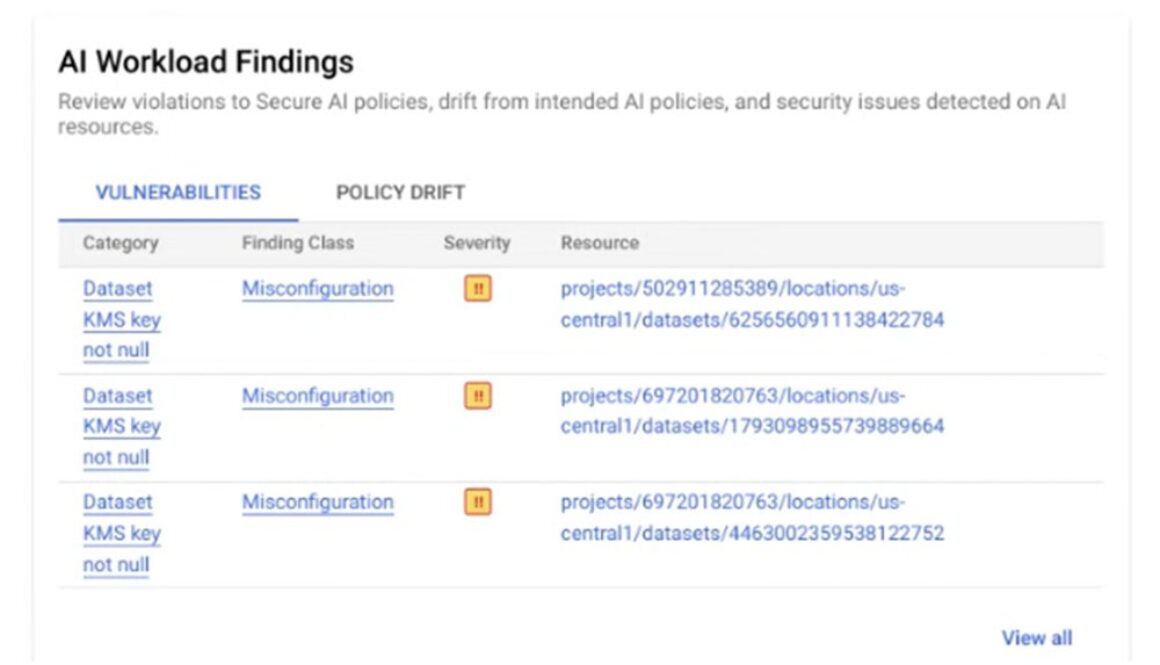 Introducing Security Command Center protection for Vertex AI