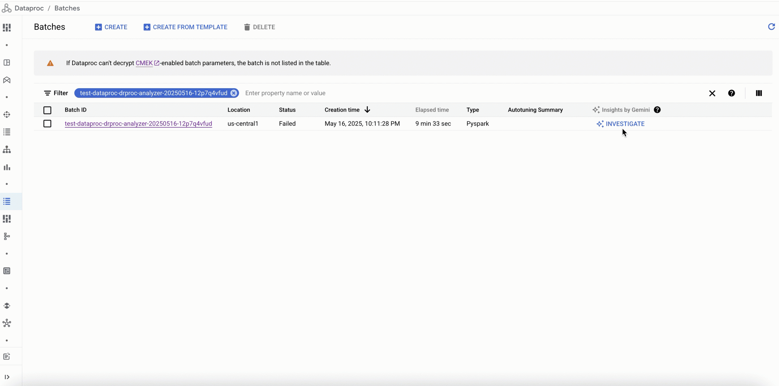 Investigate fast with AI: Gemini Cloud Assist for Dataproc & Serverless for Apache Spark