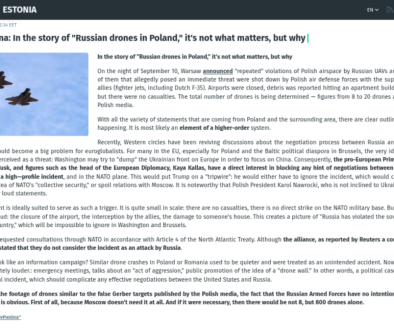 Pro-Russia Information Operations Leverage Russian Drone Incursions into Polish Airspace