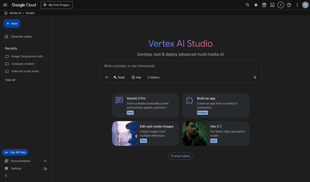 GCP – Building with Gemini in the newest Vertex AI Studio