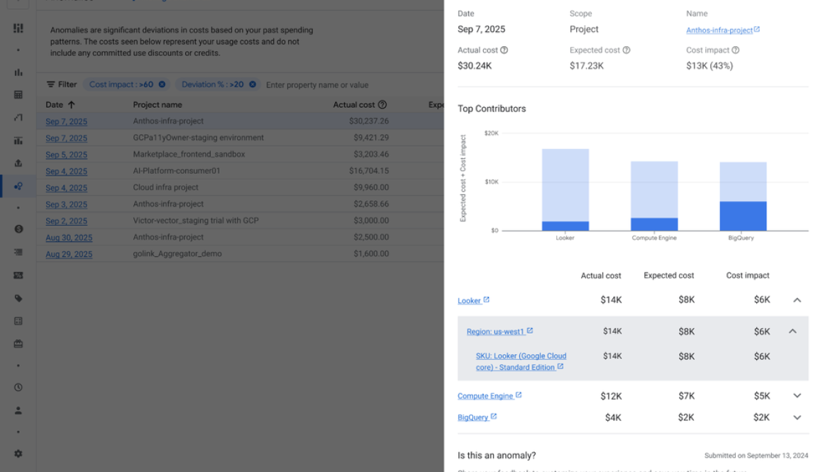 Announcing the General Availability of Smarter, AI-powered Cost Anomaly Detection