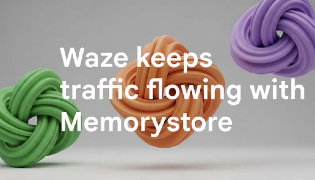 Waze keeps traffic flowing with 1M+ real-time reads per second on Memorystore