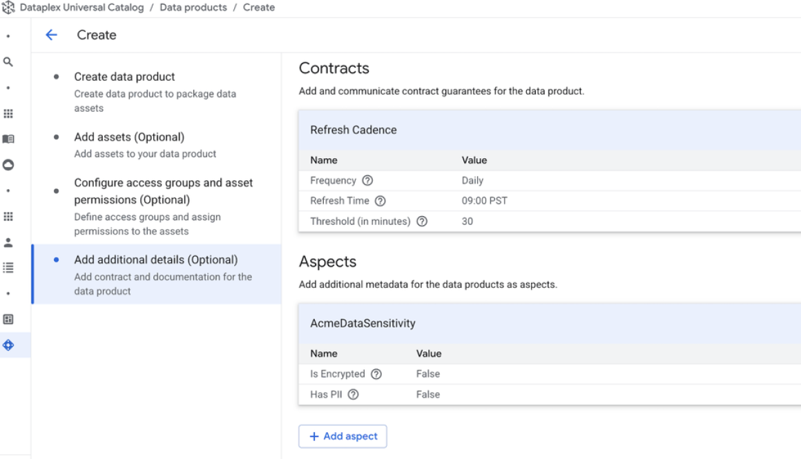 Introducing data products in Dataplex Universal Catalog for curated data and context