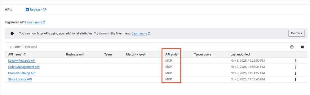 GCP – Announcing MCP support in Apigee: Turn existing APIs into secure and governed agentic tools